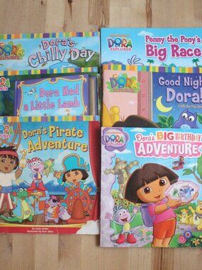 Set of 6 Dora Paperback Books